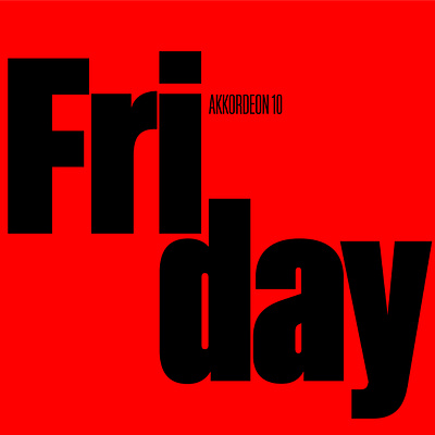 Akkordeon typeface branding emtype font friday graphic design logo sans type typography weekend