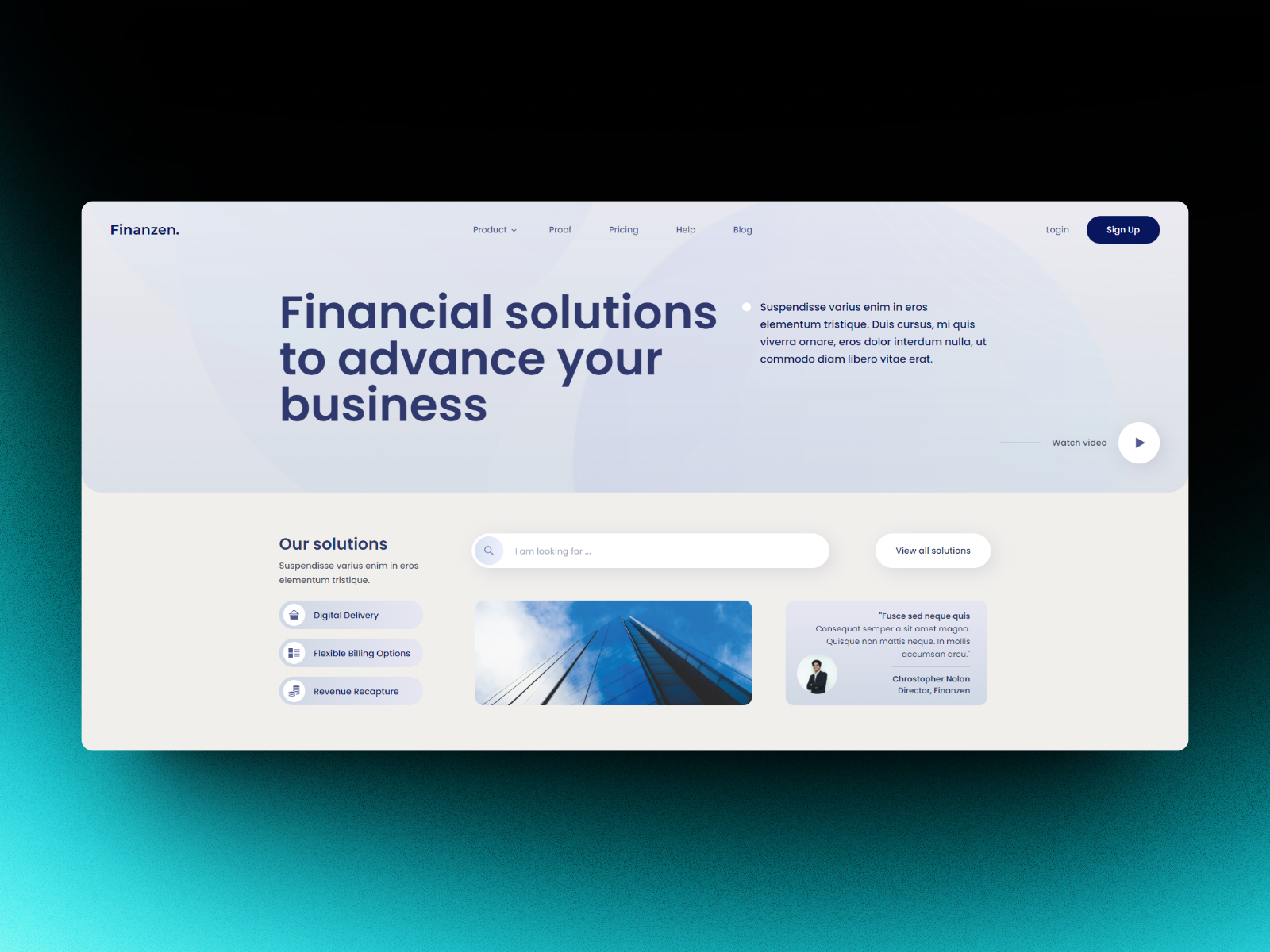 Fintech Free Cloneable Hero Section Design - Made in Webflow animation branding dailyui dropdown menu finance finance website design finance website hero section financial services fintech fintech website design fintech website hero section hero section login page logo signup page ui webflow webflow hero section webflow website webflow website design