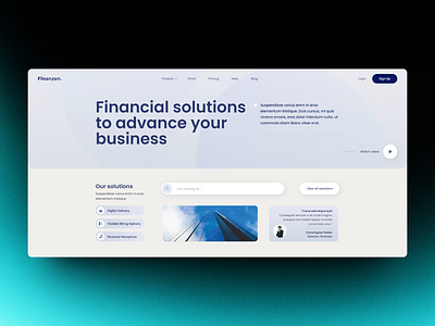 Fintech Free Cloneable Hero Section Design - Made in Webflow animation branding dailyui dropdown menu finance finance website design finance website hero section financial services fintech fintech website design fintech website hero section hero section login page logo signup page ui webflow webflow hero section webflow website webflow website design