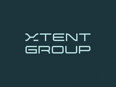 XTENT GROUP - identidade visual animation brand brand design branding design graphic design it services logo logodesign logotipo logotype motion graphics technology ui x logo