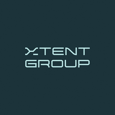 XTENT GROUP - identidade visual animation brand brand design branding design graphic design it services logo logodesign logotipo logotype motion graphics technology ui x logo