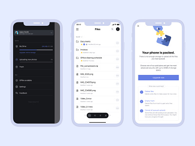 Proton Drive – Secure File Storage app design ui ux