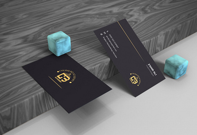 Minimalist & Luxury Business Card Design branding business card design graphic design luxury minimal simple stunning