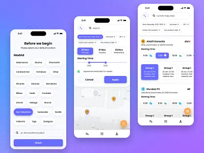 Sports App branding clean design flat graphic design ui ux