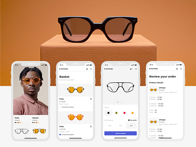 REFRAMD - Online Store app design ui ux