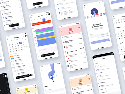 Proton Mail & Calendar – iOS Apps app design ui ux