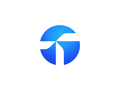 T Circle // Logo For Sale abstract blue branding circle creative edgy geometric gradient graphic design grids icon letter t logo mark minimal modern sign t web3