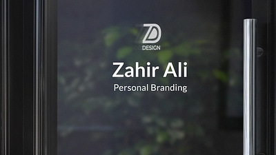 Zahir Ali Design (Personal Branding) brand identity design branding corporate graphic design logo logo design luxury