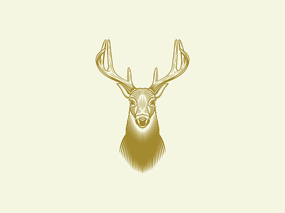 Buck brand buck deer graphic design illustration merch michigan whitetail