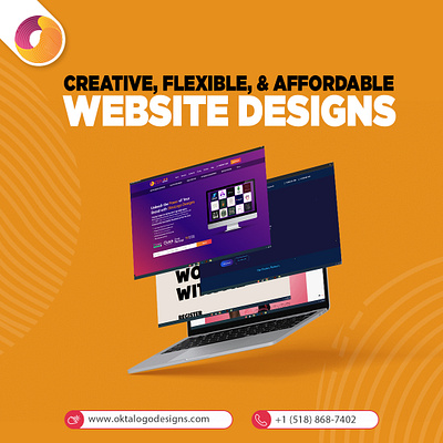 Get Creative, Flexible, & Affordable Website Designs branding graphic design ui