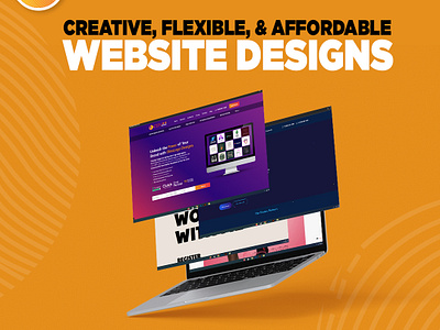 Get Creative, Flexible, & Affordable Website Designs branding graphic design ui