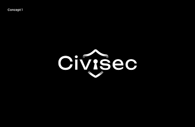 CiviSec Logo(Cyber Security Company) branding graphic design logo ui