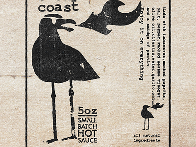 Smoky Coast {hot sauce} artwork branding concept design graphic design illustration logo packaging packaging design ui