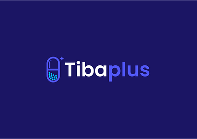 Tibaplus Logo; Pharmacy branding graphic design logo