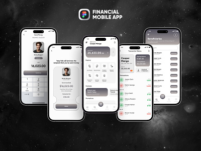 Financial Mobile App app design application bank app bank mobile app banking app design financial app interface mobile ap ui ui concepts ui ux