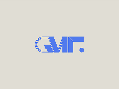 GMT Logo Design adobeillustrator branding companylogo graphic design logo monogram typography vector