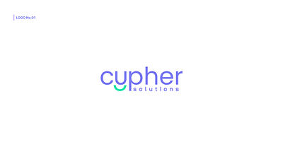 Cypher Solution: Tech Startup branding graphic design logo ui