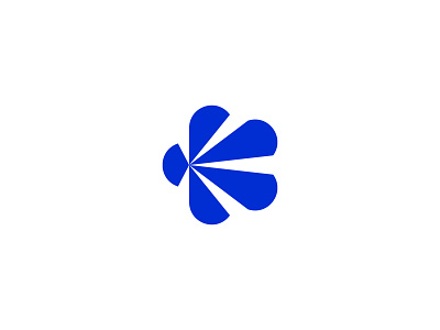 K / Flower branding design flower font k letter lettering logo symbol