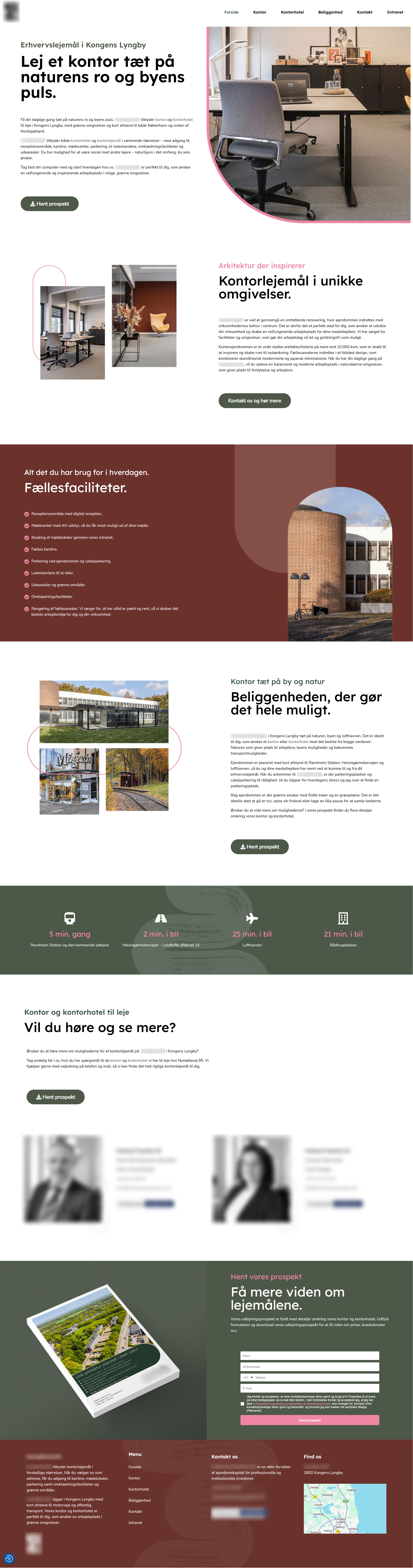 Nymøllevej 85 elementor elementor pro office building ui ux webdesign website website design wordpress