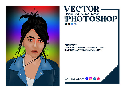 illustration || vector portrait adobe adobe illustrator adobe photoshop digital art digital painting graphic design illustration motion graphics sketches vector vector portrait