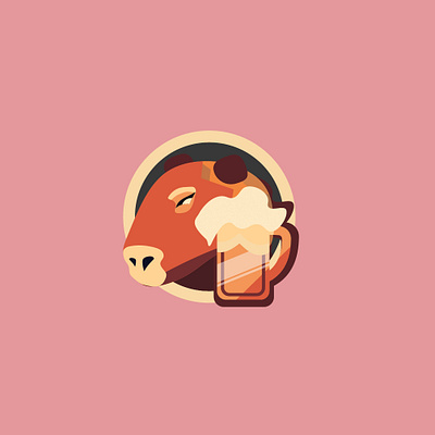 Сapybar adobe illusrtrator bar beer brand capybara cartoon cream cute illustration logo pink vector