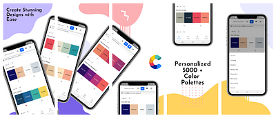 (Available in Play Store now) Color Palettes— Design Inspiration 3d animation branding design graphic design illustration logo motion graphics typography ui ux vector