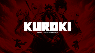 KUROKI Brand Identity anime branding crypto design ip logo nft web3