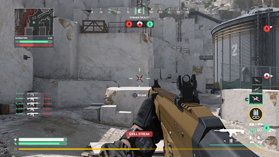 Modern Gaming HUD UI (Call of Duty)