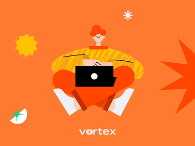 Vortex Illustration animation branding design graphic design ill illustration logo motion graphics typography ui ux vector