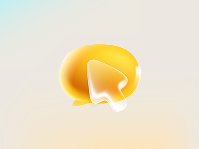 Speech bubble branding bubble chat design glass glassmorphism icon logo mark overlap overlay speech