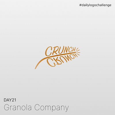 Day 21 | Granola Company | Daily Logo Challenge dailylogochallenge day21 design graphic design logo