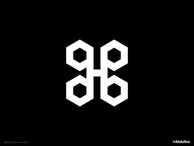 monogram letter H logo exploration .009 brand branding design digital geometric graphic design icon letter h logo marks minimal modern logo monochrome monogram negative space