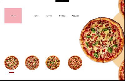 Dynamic Pizza Website Concept