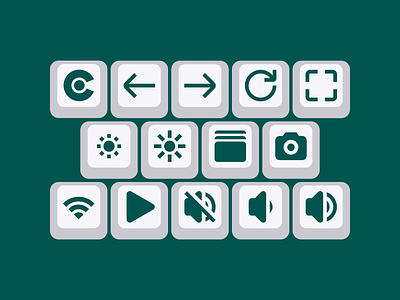 Keyboard icons design icon icons illustration key keyboards keys minimal minimalism minimalist vector