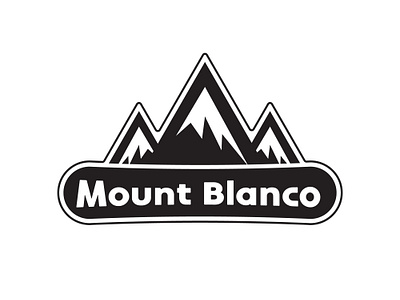 Mountain + SKI Logo emblem logo mountain ski