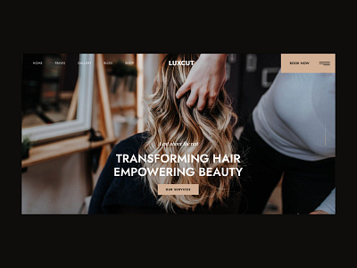 Luxcut - Hair Salons and Hairdressers WordPress Theme beautysalon