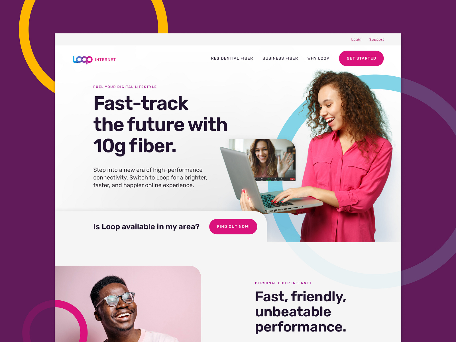 Loop Internet by Redstamp on Dribbble