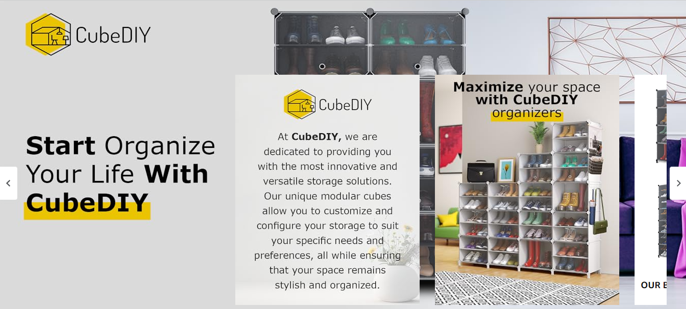 Example of Amazon Brand Story Design