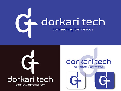 ''DT'' Letter Mark Logo Design/DORKARI TECH Logo Design. adobe branding business design designer dorkari tech dorkari tech logo dt dt letter mark logo design graphic design graphic designer illustration illustrator letter mark logo logo logo design logo designer tech tech logo techn