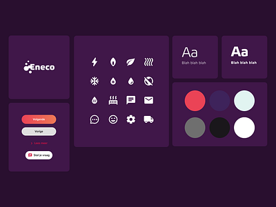 Corporate identity Eneco branding design ui ux visual design webdesign website