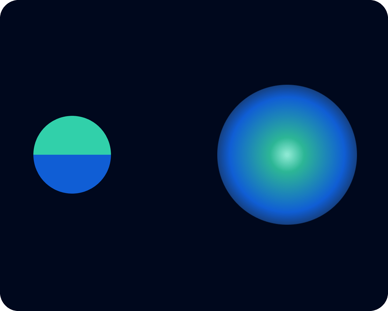 Compute features to feed AI/ML models animation data glow gradient