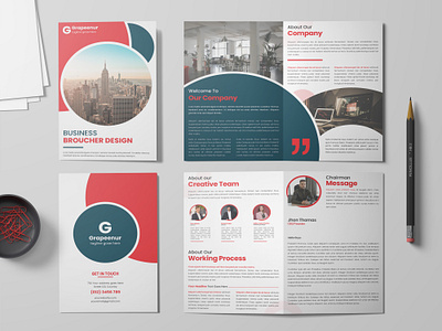 Bi-fold Brochure Design branding folded graphic design