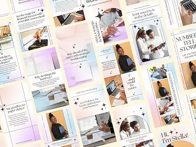 Bookkeeper Social Media Cover Template bookkeeping canva design email blast graphic design social media template