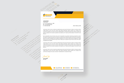 CORPORATE LETTERHEAD DESIGN branding corporate graphic design