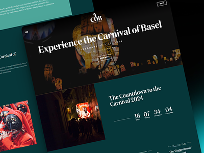 Carnival Website | Carnival Of Basel branding carnival carnival of basel carnival website dark green website figma framer good website graphic design green theme website green website ui web web design web flow website wordpress wordpress website