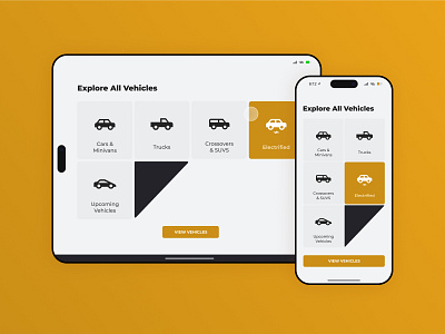 Menu Selection brand branding car daily challenge design hover hover state ipad iphone manufacturer product product design responsive typography ui uiux user experience user interface ux website