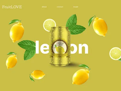 Fruit Carousel animation design figma fruit soda ui