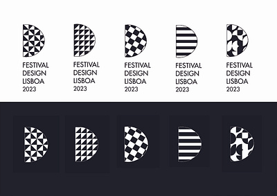 FESTIVAL DE DESIGN DE LISBOA adobe black branding communication design creative current design festival graphic design innovative logo miscellaneous modern motion graphics pattern simple standards ui visual identity white