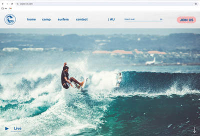 Waves on ad brand identity branding design graphic design graphics illustration instagram logo poster social media typography ui ux vector web design