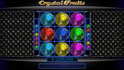 Casino slot game "Crystal Fruits" - Bonus Game design bonus bonus art bonus game bonus round classic game classic slot digital art gambling gambling art gambling design game art game design game developer graphic design slot design slot game art slot game design